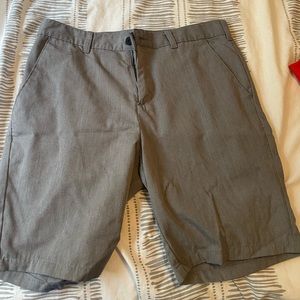 gray khaki shorts